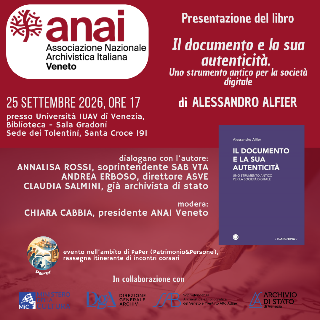 Presentazione del libro “Il documento e la sua autenticità”