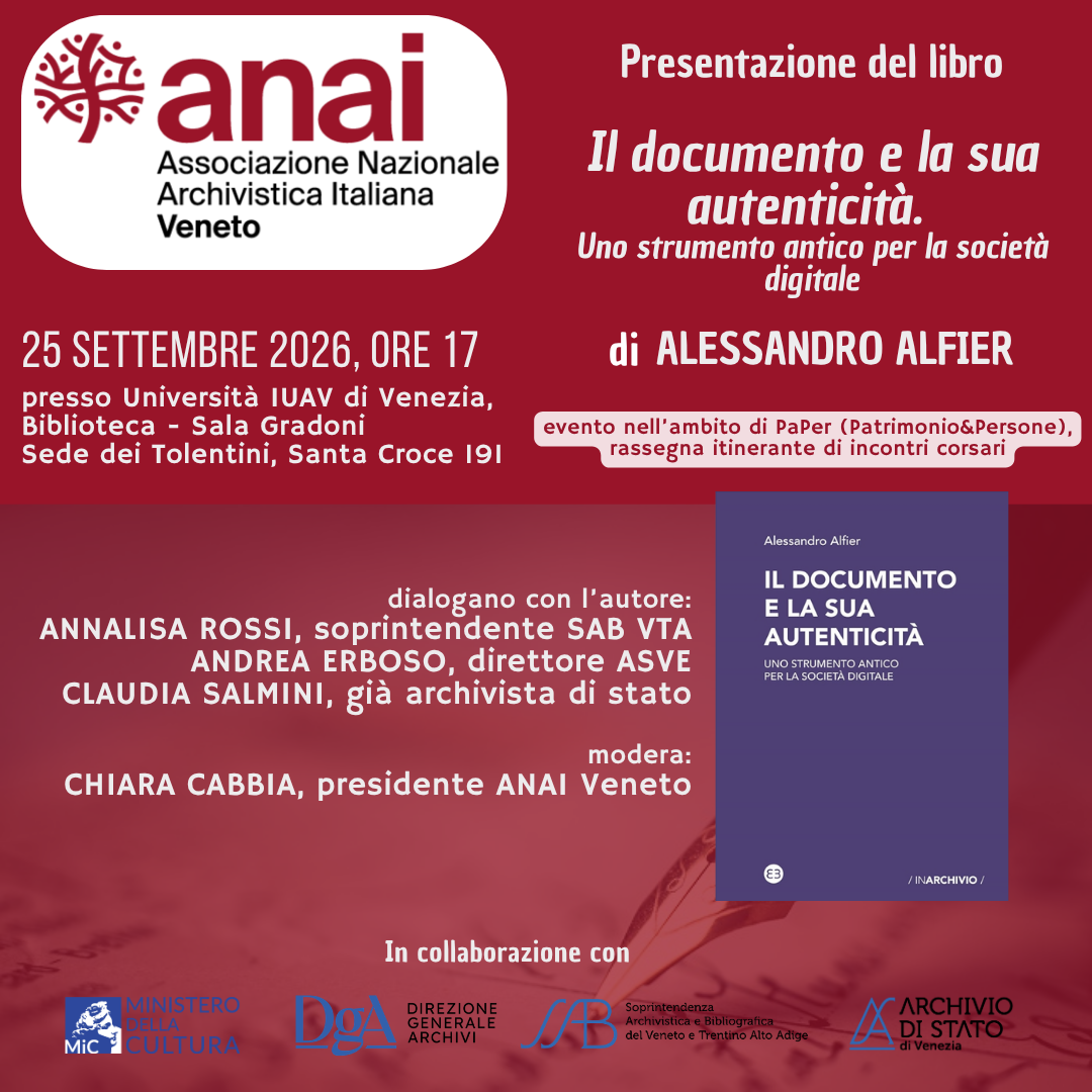 Presentazione del libro “Il documento e la sua autenticità”